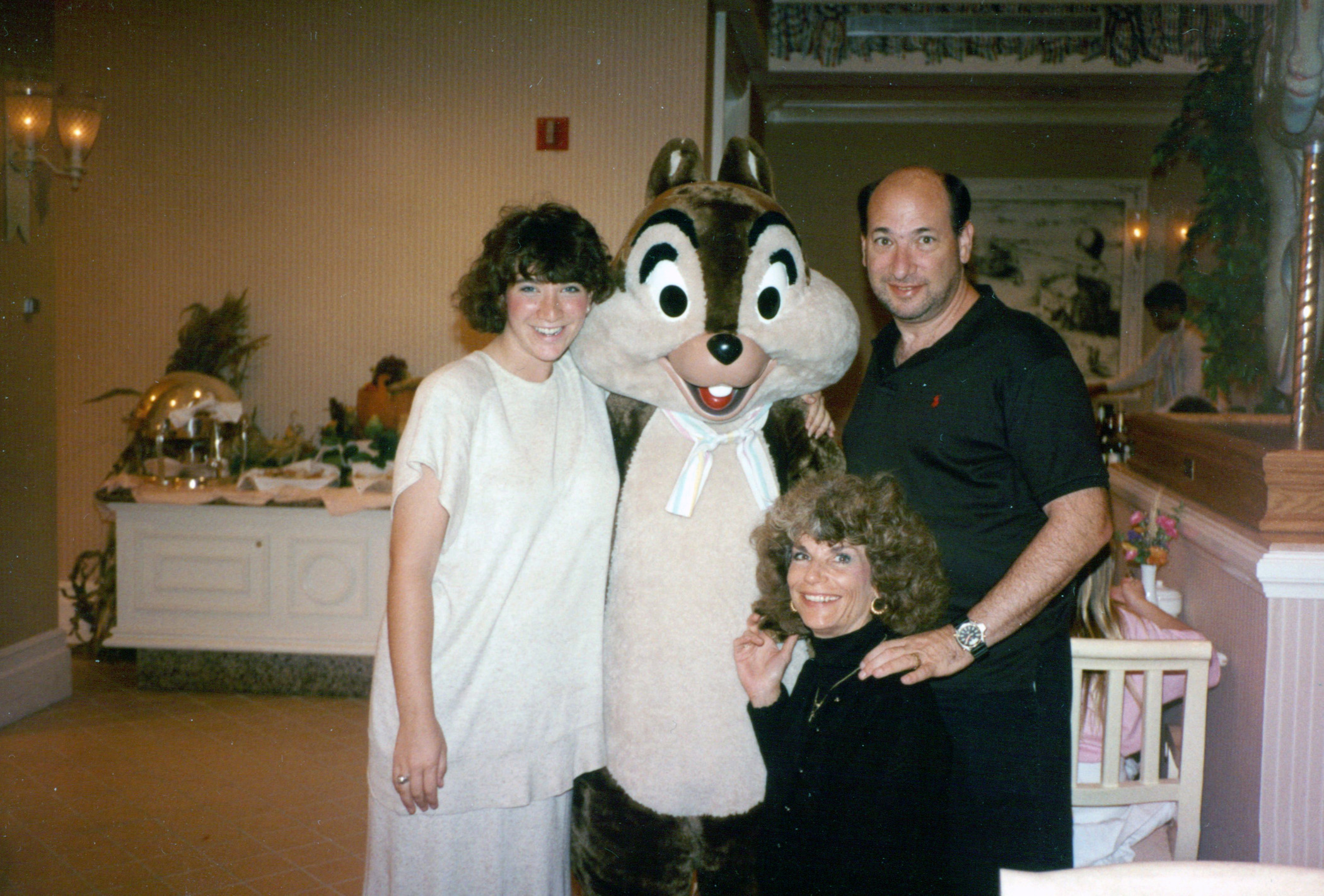 michele and parents at Walt Disney World for Thanksgiving